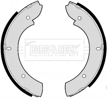 Комплект тормозных колодок BORG & BECK BBS6180