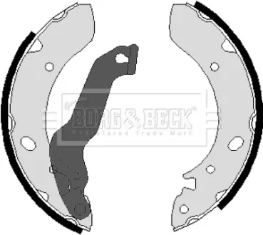 Комплект тормозных колодок BORG & BECK BBS6202