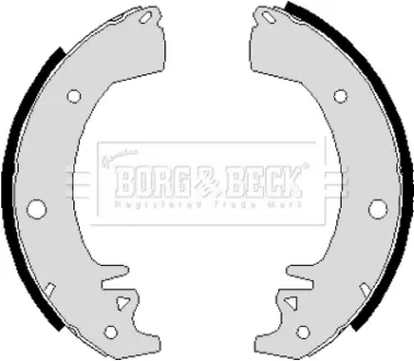 Комплект тормозных колодок BORG & BECK BBS6208