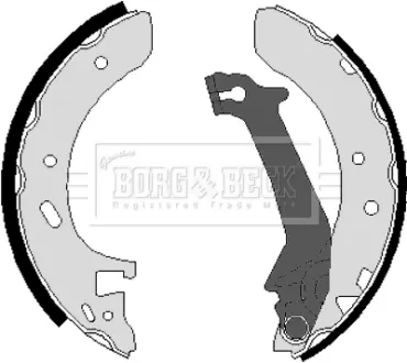 Комплект тормозных колодок BORG & BECK BBS6216