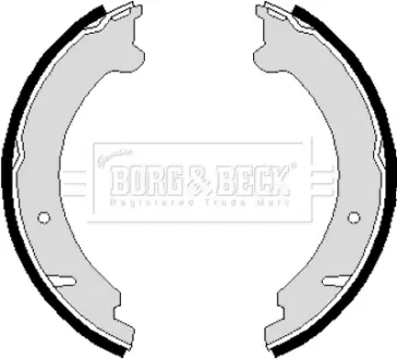 Комплект тормозных колодок BORG & BECK BBS6217
