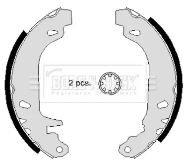 Комплект тормозных колодок BORG & BECK BBS6227