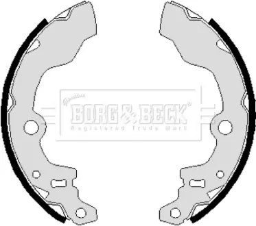 Комплект тормозных колодок BORG & BECK BBS6232