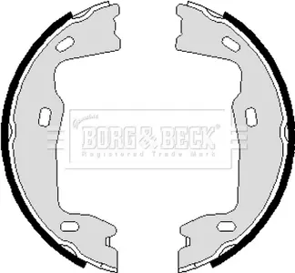 Комплект тормозных колодок BORG & BECK BBS6238
