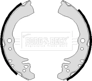 Комплект тормозных колодок BORG & BECK BBS6241