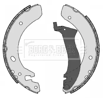 Комплект тормозных колодок BORG & BECK BBS6245