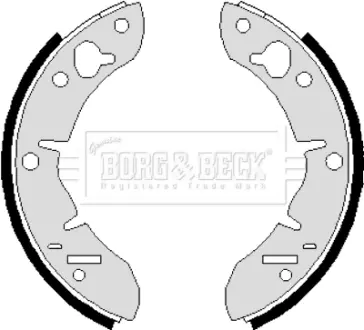 Комплект тормозных колодок BORG & BECK BBS6247