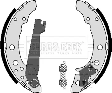 Комплект тормозных колодок BORG & BECK BBS6248