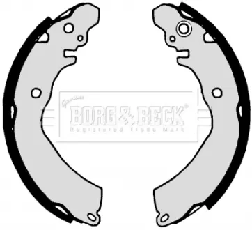 Комплект тормозных колодок BORG & BECK BBS6254