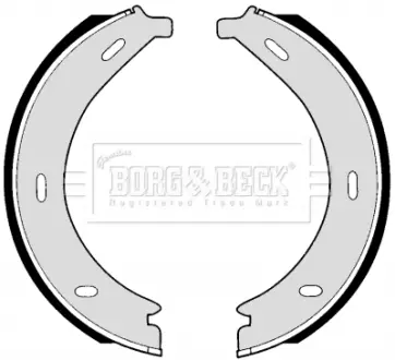 Комплект тормозных колодок BORG & BECK BBS6257