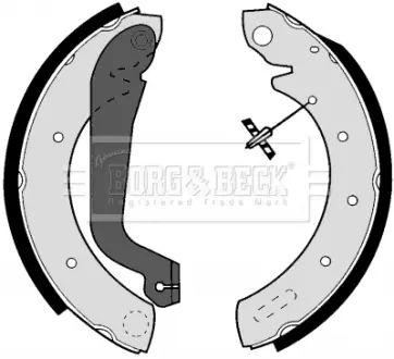 Комплект тормозных колодок BORG & BECK BBS6258