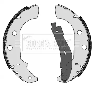 Комплект тормозных колодок BORG & BECK BBS6268