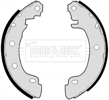 Комплект тормозных колодок BORG & BECK BBS6288