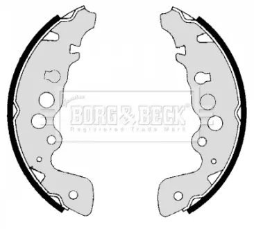 Комплект тормозных колодок BORG & BECK BBS6290