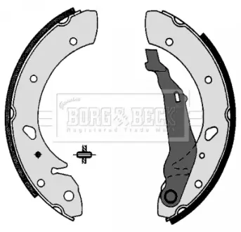 Комплект тормозных колодок BORG & BECK BBS6293