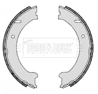 Комплект тормозных колодок BORG & BECK BBS6297