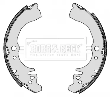 Комплект тормозных колодок BORG & BECK BBS6298