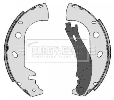 Комплект тормозных колодок BORG & BECK BBS6301
