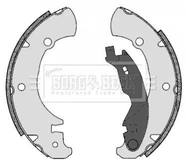 Комплект тормозных колодок BORG & BECK BBS6302