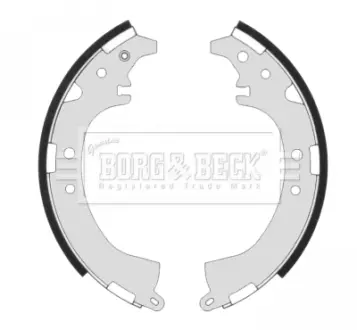 Комплект тормозных колодок BORG & BECK BBS6307