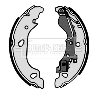 Комплект тормозных колодок BORG & BECK BBS6308
