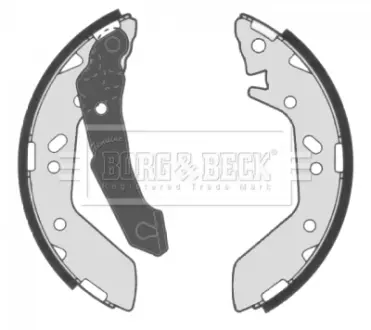 Комплект тормозных колодок BORG & BECK BBS6311