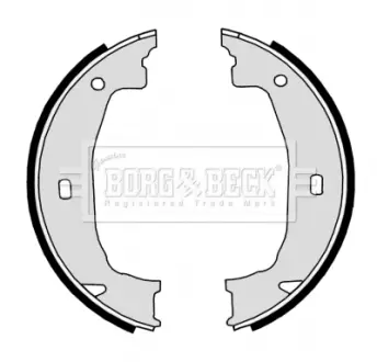 Комплект тормозных колодок BORG & BECK BBS6315