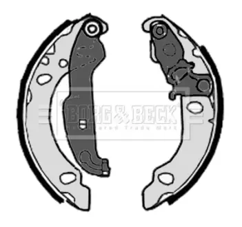 Комплект тормозных колодок BORG & BECK BBS6319