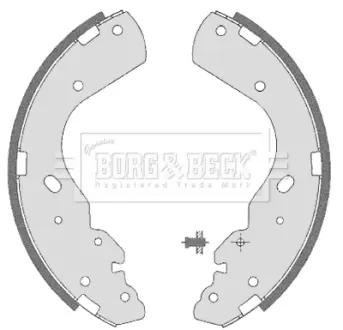 Комплект тормозных колодок BORG & BECK BBS6323