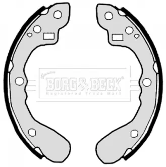 Комплект тормозных колодок BORG & BECK BBS6324