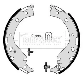 Комплект тормозных колодок BORG & BECK BBS6336