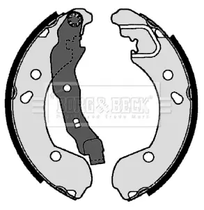 Комплект тормозных колодок BORG & BECK BBS6354