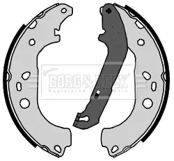 Комплект тормозных колодок BORG & BECK BBS6359