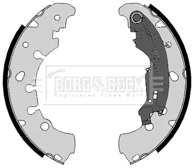Комплект тормозных колодок BORG & BECK BBS6364