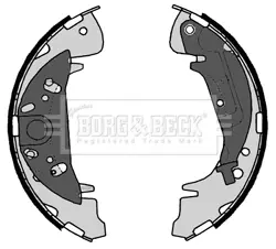 Комплект тормозных колодок BORG & BECK BBS6375