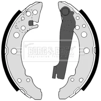 Комплект тормозных колодок BORG & BECK BBS6379