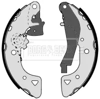 Комплект тормозных колодок BORG & BECK BBS6386