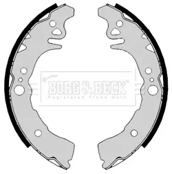 Комплект тормозных колодок BORG & BECK BBS6387