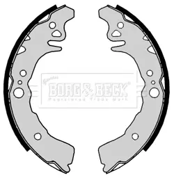 Комплект тормозных колодок BORG & BECK BBS6390