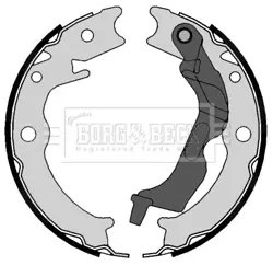 Комплект тормозных колодок BORG & BECK BBS6404