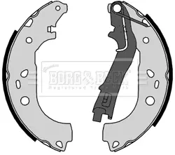 Комплект тормозных колодок BORG & BECK BBS6439 (фото 1)