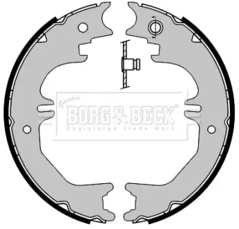 Комплект тормозных колодок BORG & BECK BBS6461