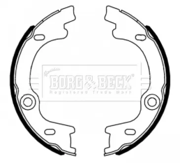 Комплект тормозных колодок BORG & BECK BBS6496