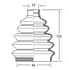 Автозапчасть BORG & BECK BCB2302