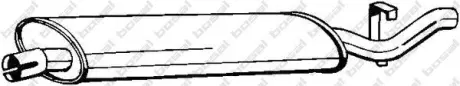 Глушитель Fiat Tempra 1.6 90-93/148-325 BOSAL 148325