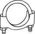 Хомут глушителя ф50 мм. М8 100шт./250-950 BOSAL 250950 (фото 1)