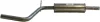 Глушник передній резонатор VW Caddy III 04-06 BOSAL 278337 (фото 3)