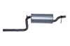 Глушник, алюм. сталь, передня частина FORD FOCUS 98-05 BOSAL 280257 (фото 1)