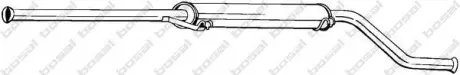 Глушник передній ВАЗ 2108-09 (Євро 0) Bosal BOSAL 282-991