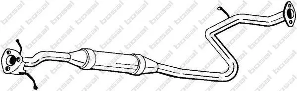Глушитель доп. алюм. (резонатор) для а/м Hyundai Accent I (94-) BOSAL 285259 (фото 1)